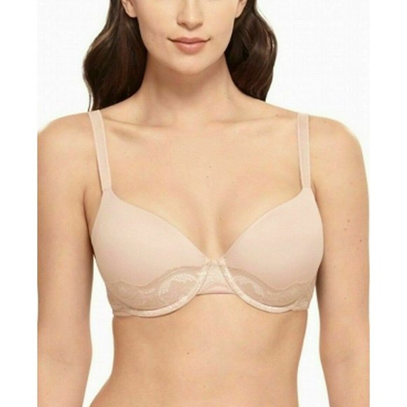 🆕WACOAL Style Standard Full Unpadded Convertible UW Bra 40D Rose Dust #855347 - Picture 3 of 8